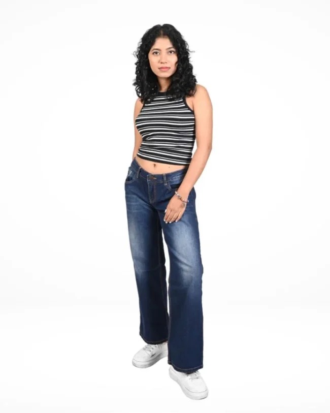 Dirty Denim BlueDusk Heavy Fade Bootcut-Female - Image 3
