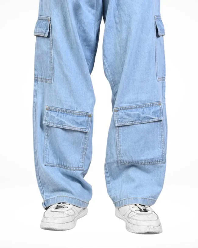 Dirty Denim Core 7 Pocket Relaxed Jeans-Male - Image 3
