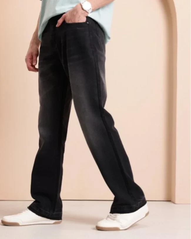Dirty Denim Black Base Relaxed Fit | Jeans