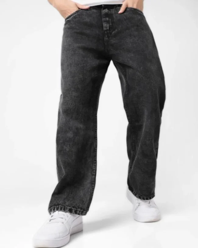 Men's No-Fade Black Relaxed Fit Jeans – The Classic Calm | Jeans